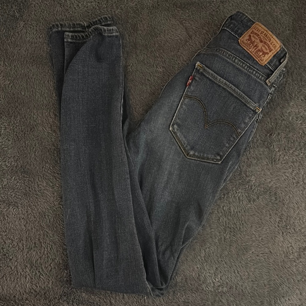 Levi's Blue High Rise Jeans Slim Fit